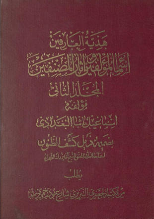 غلاف كتاب ذيل كشف الظنون - الطهراني